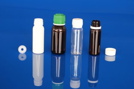 Flacons monodoses PET bague à vis