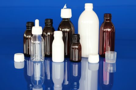Flacons sirop PET bague PP28 gamme ALFA