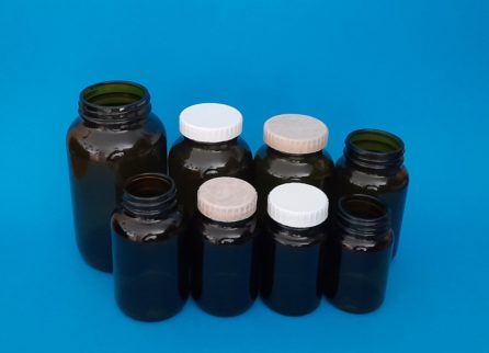 Flacons large ouverture bague à vis